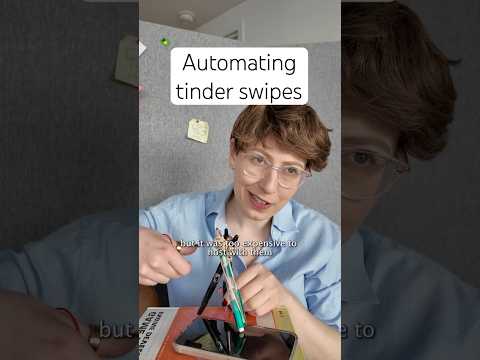 Video Thumbnail: Automating tinder (sponsored by @Hostinger )