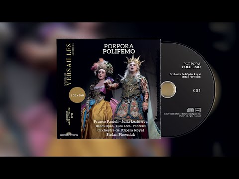 📀 POLIFEMO, Porpora | CD + DVD - Label Château de Versailles Spectacles