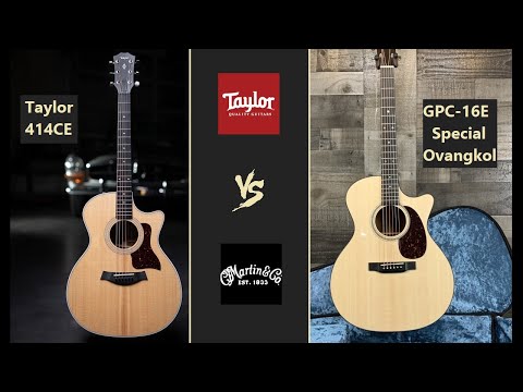 [Guitar Demo] Taylor vs Martin (414CE | GPC-16E Special Ovangkol) | Simple Fingerstyle Comparison