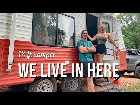 RENOVATED CAMPER TOUR // 18ft travel trailer