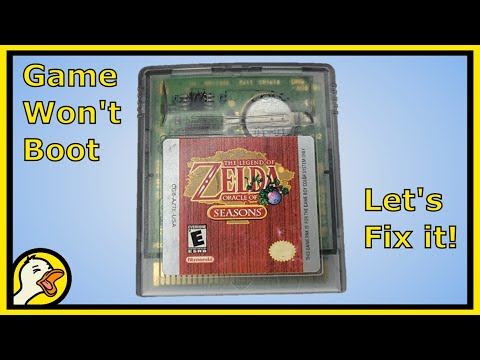 Fixing a Broken Game Boy Color Game That Won't Start Up