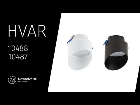 Точковий світильник Nowodvorski 10487 Hvar GX53 1x12W IP20 Bl