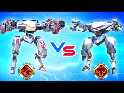 Panther - Minigun 16 vs Graviton Beam 16 - Mech Arena