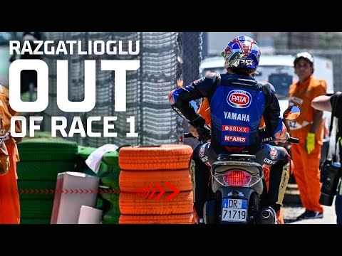 HUGE DRAMA! A mechanical problem takes Razgatlioglu OUT of Race 1 | #ITAWoldSBK