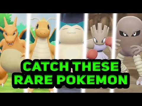 How To CATCH Dragonite, Charizard And MORE Rare Pokémon In The Wild In Let's Go Pikachu / Eevee!