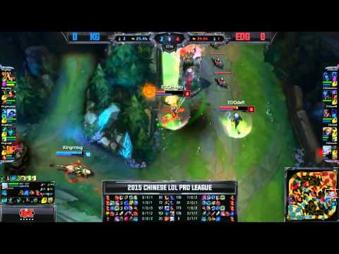 King Assassin Xerath VS EDG Pawn Twisted Fate Game 1 Highlights   2015 Spring LPL W6D3