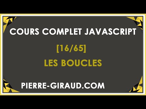 COURS COMPLET JAVASCRIPT 1 65 Présentation du cours JavaScript
