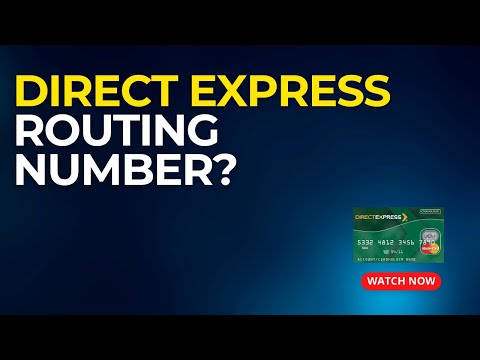 Direct Express Routing Number