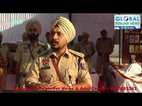 Police commemoration Day observed at Moga ;SSP pay homage to martyrs