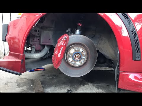 DIY EVO X front wheel bearing/hub replacement.