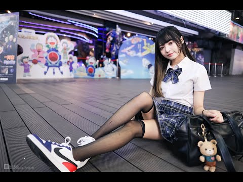 [4K] 首次拍攝的18歲制服美少女喔-小穎, 西門町, せいふく, 제복, student uniform