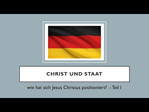 Christ und Staat | mit Pastor Jürgen Fredrich | IG Kaufbeuren