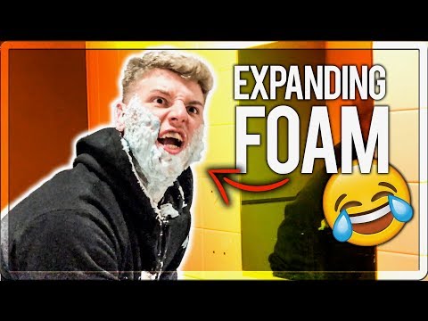 SWAPPED MY BRO'S SHAVING FOAM WITH EXPANDING FOAM