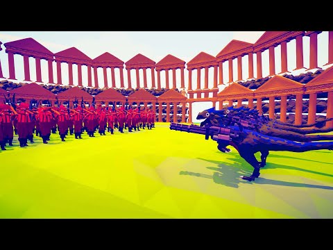 5x T-Rex Minigun vs EVERY UNIT | TABS - Totally Accurate Battle Simulator