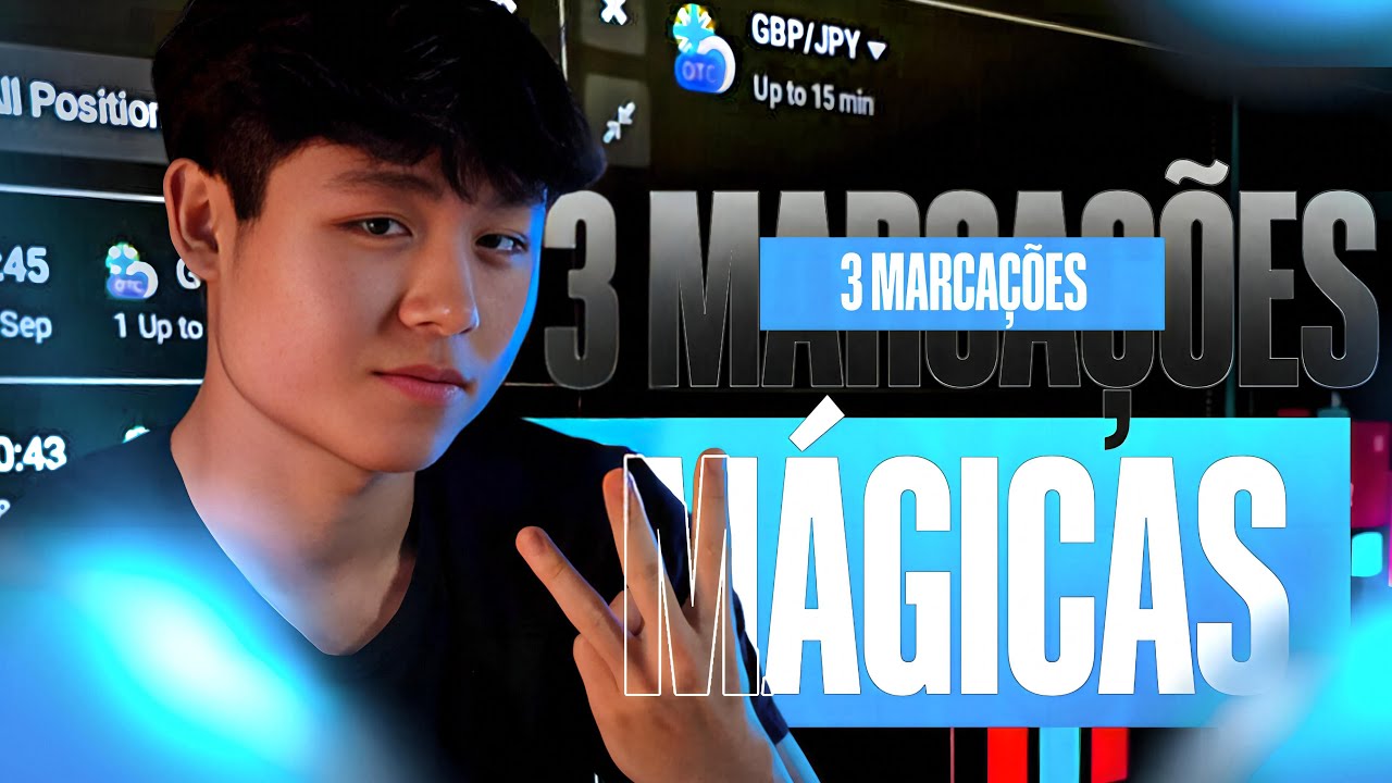 ESSAS SÃO AS MINHAS 3 MELHOR MARCAÇÕES   OPÇÕES BINÁRIAS