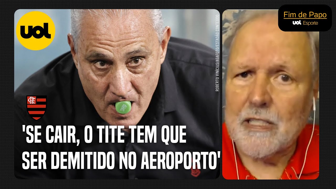 'SE O FLAMENGO FOR ELIMINADO, TEM QUE DEMITIR O TITE NO AEROPORTO', DETONA RENATO MAURICIO PRADO
