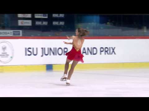 2015 ISU Junior Grand Prix - Zagreb Ladies Free Skate Nina LETENAYOVA SVK