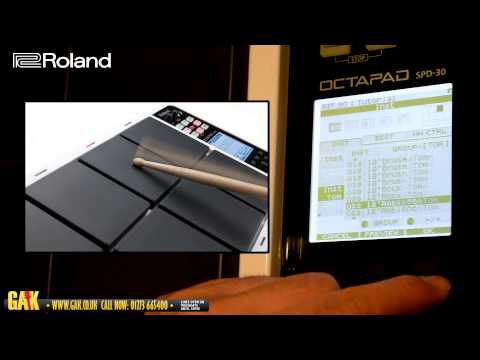 Roland - OCTAPAD SPD-30 Demo at GAK!