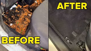Deep cleaning the nastiest car you've ever seen