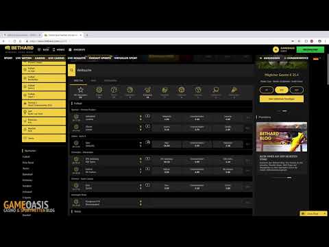 Bethard Sportwetten Anmeldung & Einzahlung erklärt - GameOasis