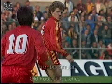 1990 FIFA World Cup Qualification - Belgium v  Czechoslovakia