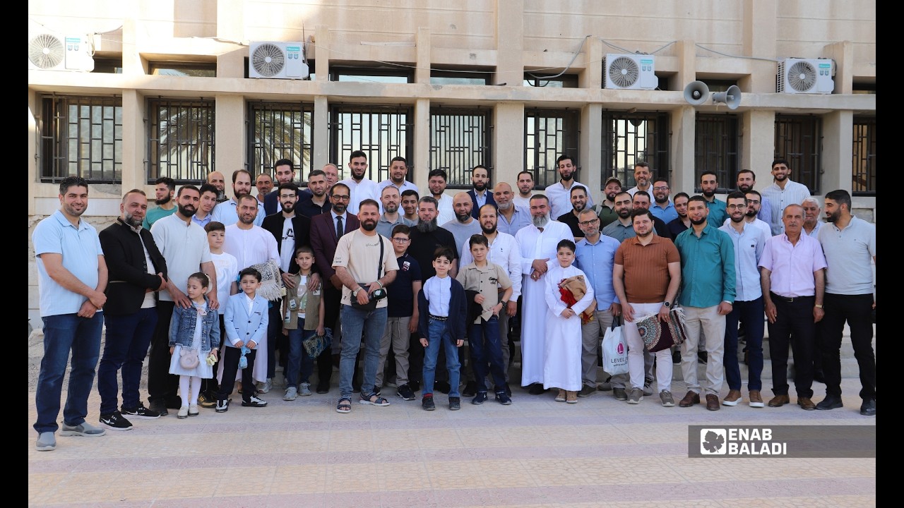 صلاة الأضحى تجمع أهالي داريا بعد سنوات الغياب