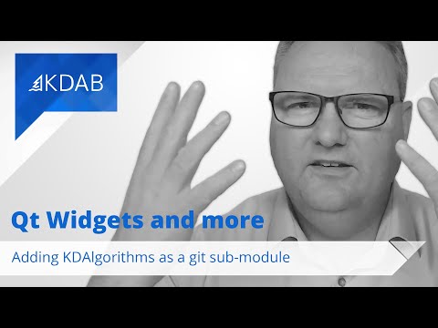 Adding Kdalgorithms As A Git Sub Module
