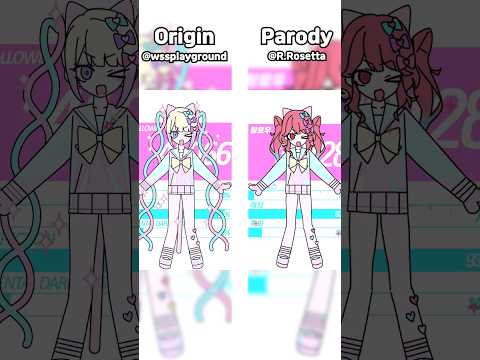 💜DATEN ROUTE💜 Original vs Parody #shorts #OC #ocanimation