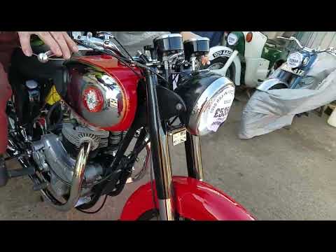 1959 BSA in Rocket Trim 650cc at Andy Tiernans #09502BSA