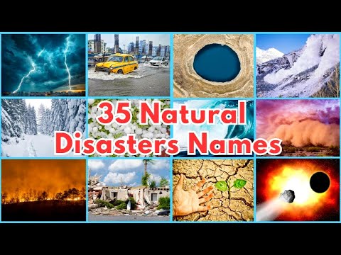 Natural Disasters for Kids | Learn Types of 35 Natural Disasters Names, Facts with Examples