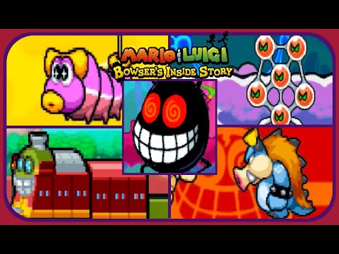 Mario & Luigi Bowser's Inside Story - All Boss Encounters