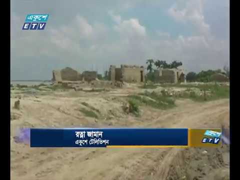 পাহাড়ী ঢলে চাঁপাইনবাবগঞ্জে পদ্মার ভাঙন ভয়াবহ
