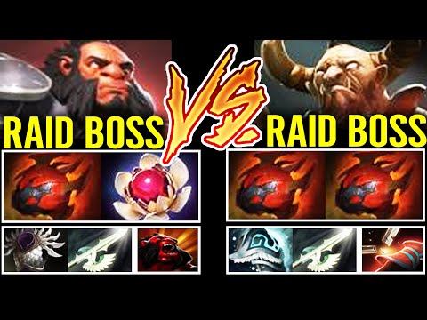 7.27c WTF Raid Boss vs Raid Boss! Immortal Cancer Heart Axe vs Centaur Warrunner Dota 2 Pro Gameplay