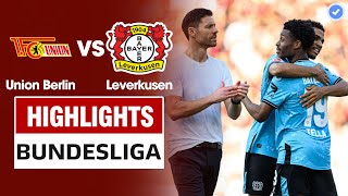 Highlights Union Berlin vs Leverkusen | Thẻ đỏ tại hại - Leverkusen chạm 1 tay vào chức vô địch