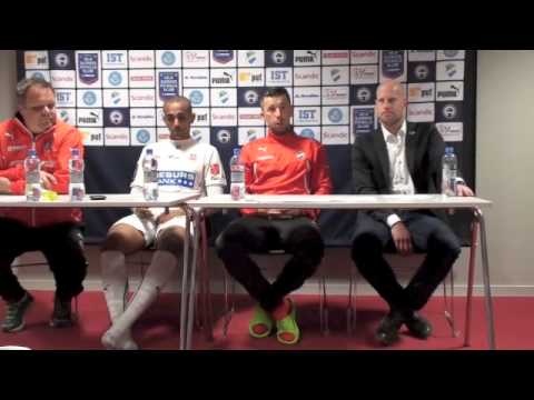 Presskonferens Östers IF - Helsingborgs IF 2013-04-08