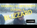OUR JOURNEY THROUGH THE MISSISSIPPI BLIZZARD TO DO FARM CHORES