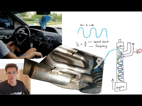Eliminate Exhaust Drone - J Pipe/Quarter Wave Resonator/Helmholtz Resonator - ENGINEERING EXPLAINED!