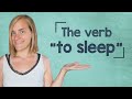 German Lesson 22 The Verb To Sleep A2