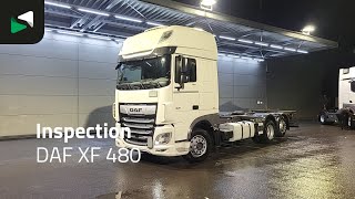 Camion porte-conteneur DAF XF 480 6X2 SSC Retarder BDF Lift+Steering Axle Standklima Euro 6 | Image 4 - Autoline