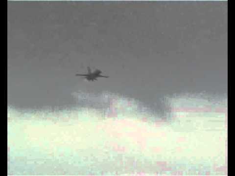 F-16 Fighter Jet Takeoff and Flight Maneuver