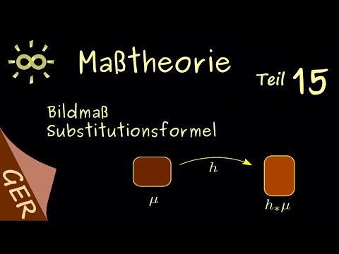 Maßtheorie - Teil 15 - Bildmaß und Substitutionsformel [darkmode]