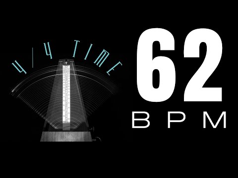 62 BPM - 4/4 Time - 5 Minutes - Metronome - Click