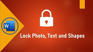 How to lock picture or text in MS Word