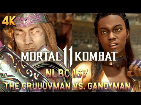 Mortal Kombat 11 - SK TheGruuuvman (Liu Kang) vs. GandyMan (Jacqui Briggs) @NLBC 167  [4k/60fps]