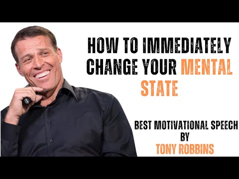How to Immediately Change Your Mental State | Best Speech By Tony Robbins #motivation #tonyrobbins