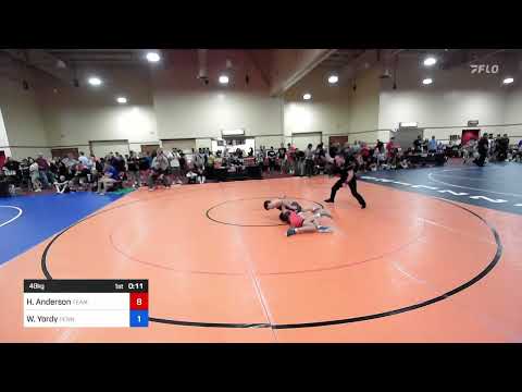 48 Kg Cons 8 #1 - Hunter Anderson, Team Idaho Wrestling Club Vs William Yordy, Pennsylvania 8093