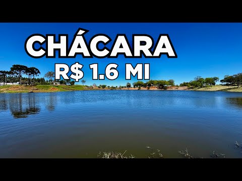 CHÁCARA A VENDA NO PARANÁ Casa aviário frutas e Lagoas R$1.6MI