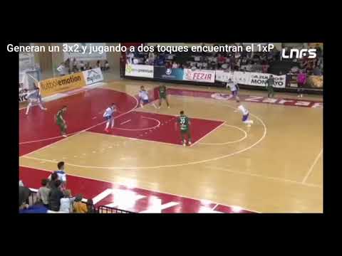 5x4. Xota supera la defensa agresiva de Zaragoza jugando a primera.