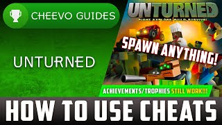 Unturned - How to Use Cheats / Admin Menu (Xbox / PS4) **ACHIEVEMENTS / TROPHIES STILL WORK!!**