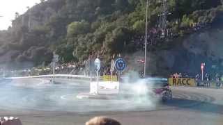 preview picture of video 'riudecanyes ss15 video ken block rotonda rally de catalogne espagne wrc 2014'